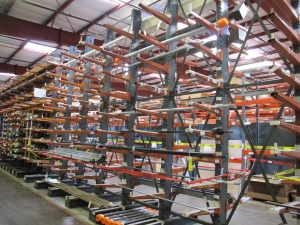 LOT ASSORTED BARS, CHANNEL, CONDUIT, DUCT, ETC. (W-50) LOADING & HANDLING FEE $25-